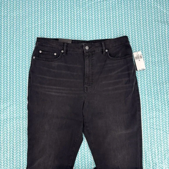 Lauren Ralph Lauren NWT Black High-Rise Skinny Ankle Super Stretch Jeans, 16 - Picture 5 of 16